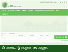 Tablet Screenshot of mashhomes.com